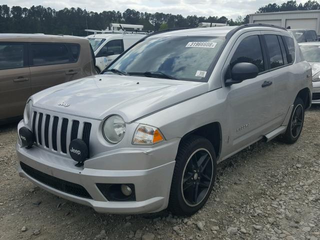 1J4FF47B99D200737 - 2009 JEEP COMPASS SP SILVER photo 2