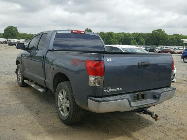 5TFRU54188X014470 - 2008 TOYOTA TUNDRA DOU BLUE photo 3