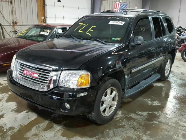 1GKDT13S042121623 - 2004 GMC ENVOY BLACK photo 2