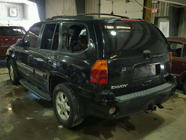 1GKDT13S042121623 - 2004 GMC ENVOY BLACK photo 3