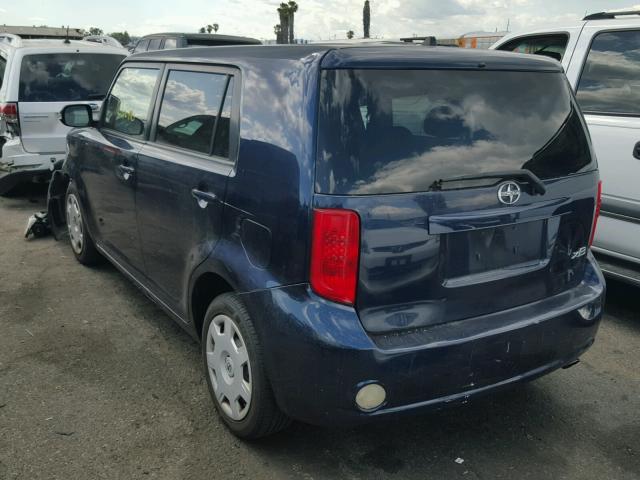 JTLKE50E881051081 - 2008 TOYOTA SCION XB BLUE photo 3