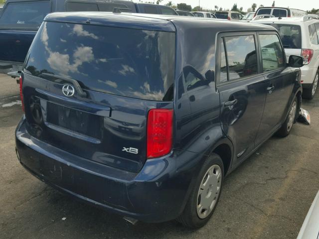 JTLKE50E881051081 - 2008 TOYOTA SCION XB BLUE photo 4