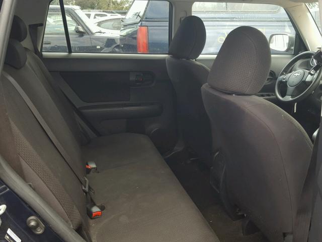 JTLKE50E881051081 - 2008 TOYOTA SCION XB BLUE photo 6