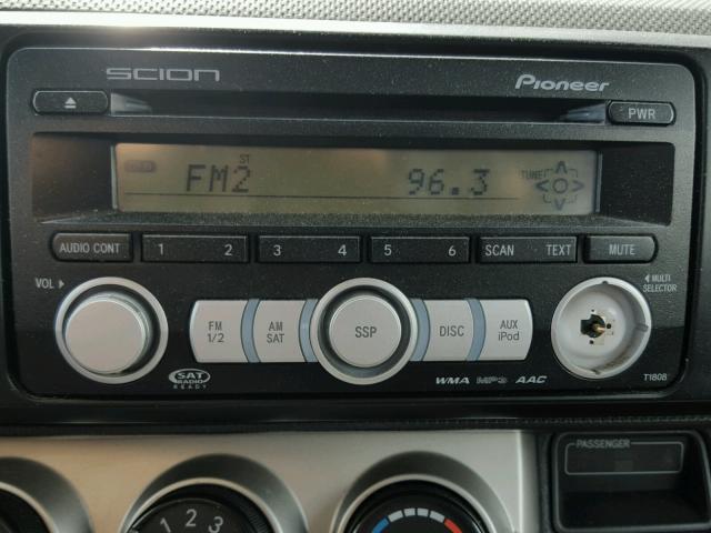 JTLKE50E881051081 - 2008 TOYOTA SCION XB BLUE photo 9