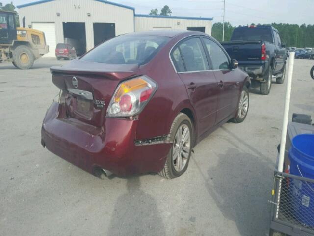 1N4BL2AP2CN526229 - 2012 NISSAN ALTIMA SR BURGUNDY photo 4