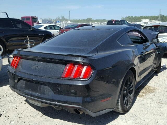 1FA6P8CF8H5344250 - 2017 FORD MUSTANG GT BLACK photo 4