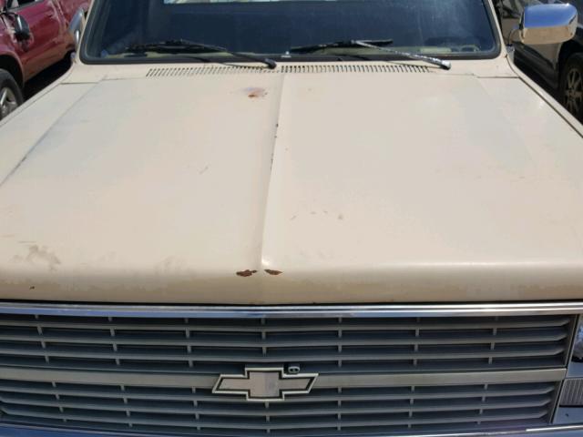 1GCDC14H7ES130867 - 1984 CHEVROLET C10 BEIGE photo 7