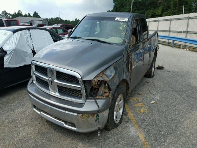 1D7RB1GP8AS101504 - 2010 DODGE RAM 1500 Q GRAY photo 2