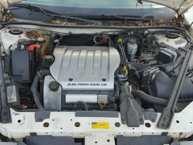 1G3WS52H61F262432 - 2001 OLDSMOBILE INTRIGUE G WHITE photo 7