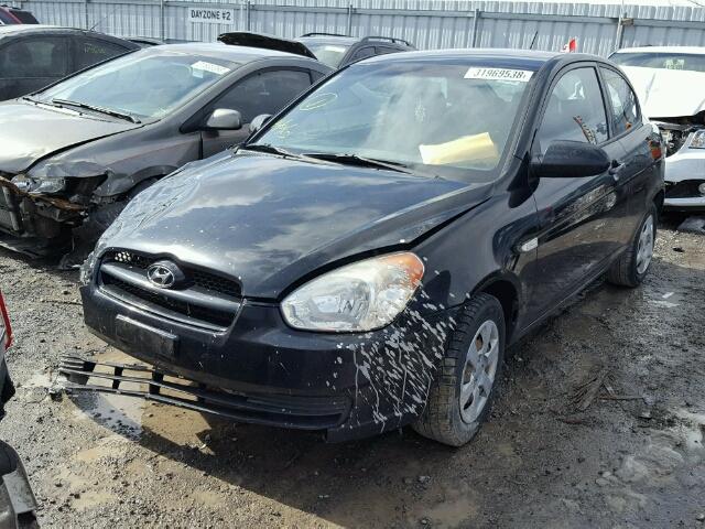 KMHCN35CX7U012335 - 2007 HYUNDAI ACCENT BAS BLUE photo 2