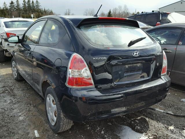 KMHCN35CX7U012335 - 2007 HYUNDAI ACCENT BAS BLUE photo 3