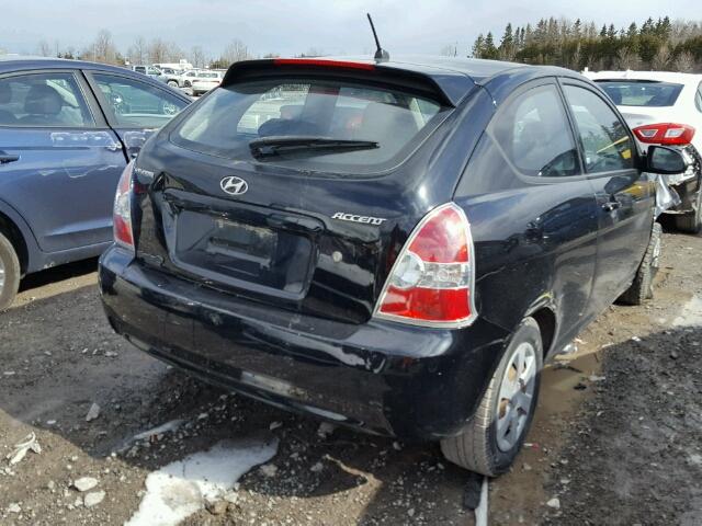 KMHCN35CX7U012335 - 2007 HYUNDAI ACCENT BAS BLUE photo 4