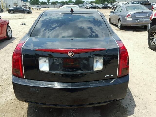 1G6DM577X40110536 - 2004 CADILLAC CTS BLACK photo 10