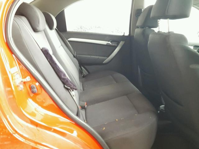 KL1TD5DE4AB105657 - 2010 CHEVROLET AVEO LS RED photo 6