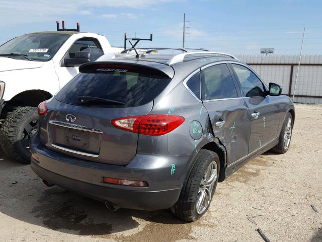 JN1AJ0HR4BM850183 - 2011 INFINITI EX35 BASE GRAY photo 4