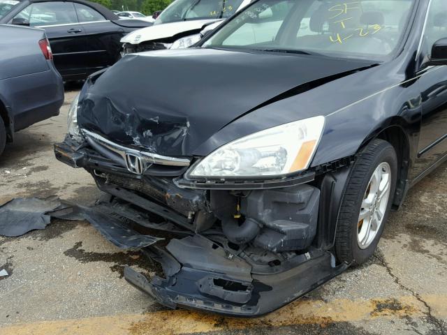 1HGCM56376A047630 - 2006 HONDA ACCORD SE BLACK photo 9