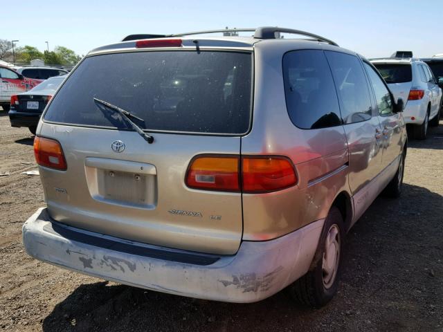 4T3ZF13C3YU218958 - 2000 TOYOTA SIENNA LE GOLD photo 4