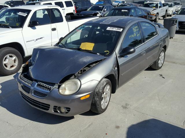 1B3ES56C95D289511 - 2005 DODGE NEON SXT GRAY photo 2