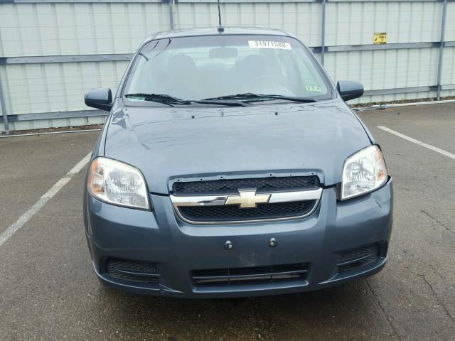 KL1TD5DEXBB142164 - 2011 CHEVROLET AVEO LS GREEN photo 9
