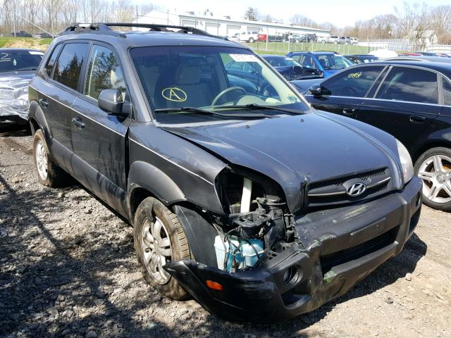 KM8JN72D27U689598 - 2007 HYUNDAI TUCSON SE GRAY photo 1