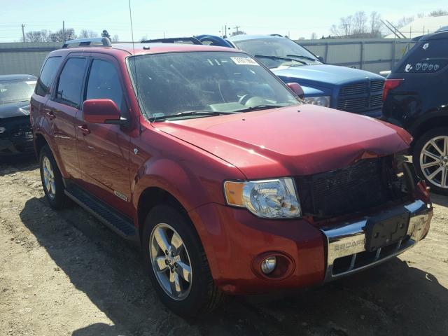 1FMCU94108KC30786 - 2008 FORD ESCAPE LIM RED photo 1