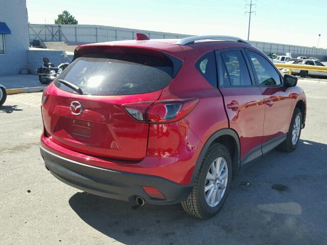 JM3KE4CY2F0487222 - 2015 MAZDA CX-5 TOURI RED photo 4