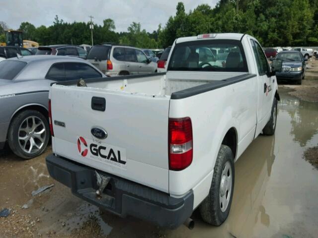 1FTRF12218KE34115 - 2008 FORD F150 WHITE photo 4