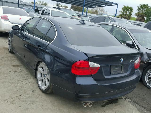 WBAVB33596KS34222 - 2006 BMW 330 I BLUE photo 3