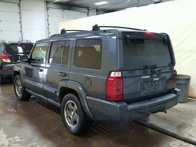1J8HH48K08C161606 - 2008 JEEP COMMANDER BLUE photo 3
