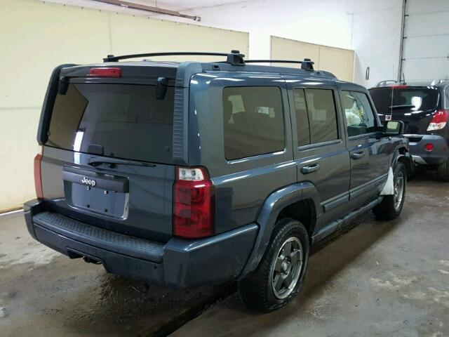 1J8HH48K08C161606 - 2008 JEEP COMMANDER BLUE photo 4