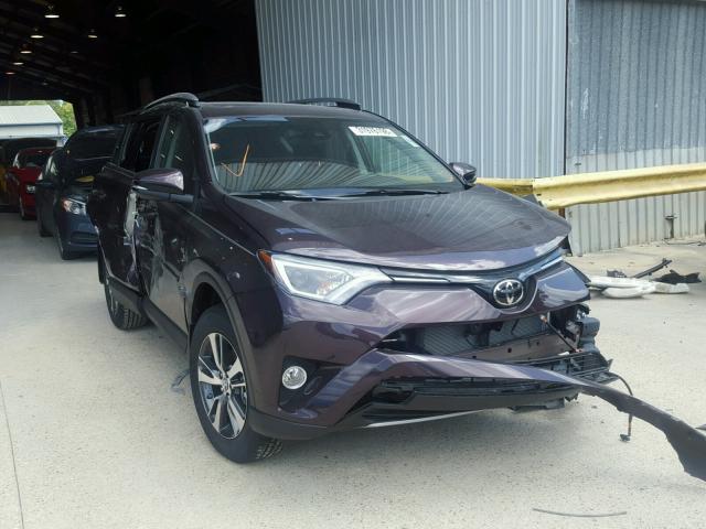 2T3WFREV2JW427842 - 2018 TOYOTA RAV4 ADVEN PURPLE photo 1