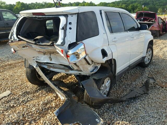 2GKALMEK1C6147036 - 2012 GMC TERRAIN WHITE photo 4