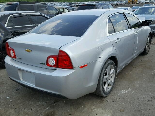 1G1ZA5EU6BF377812 - 2011 CHEVROLET MALIBU LS SILVER photo 4