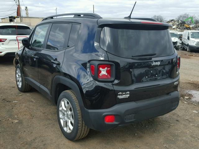 ZACCJBBT7GPE36202 - 2016 JEEP RENEGADE L BLACK photo 3