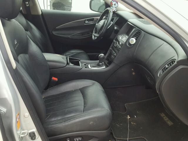 JNKAJ09F88M361052 - 2008 INFINITI EX35 BASE SILVER photo 5