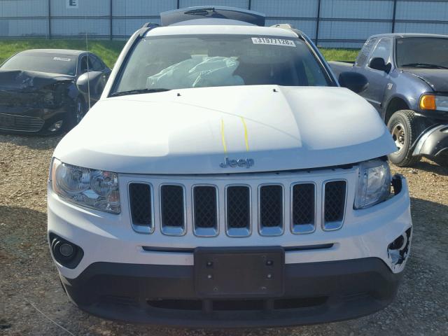 1C4NJCBB4CD719090 - 2012 JEEP COMPASS SP WHITE photo 7