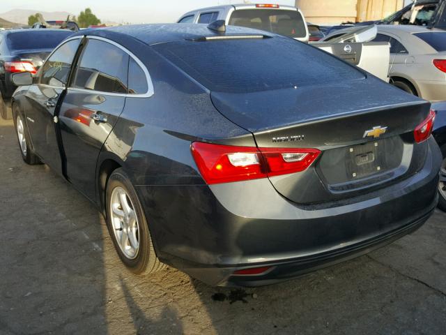 1G1ZB5ST0HF220889 - 2017 CHEVROLET MALIBU LS 黑色 照片 3