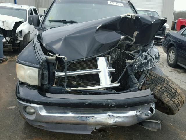 1D7HA18N92S608778 - 2002 DODGE RAM 1500 BLACK photo 7