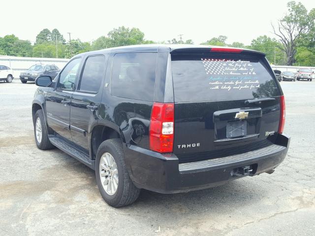 1GNFK13558R217723 - 2008 CHEVROLET TAHOE K150 BLACK photo 3