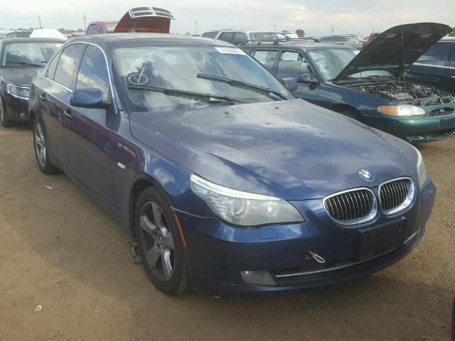 WBANV93508C131195 - 2008 BMW 535XI BLUE photo 1