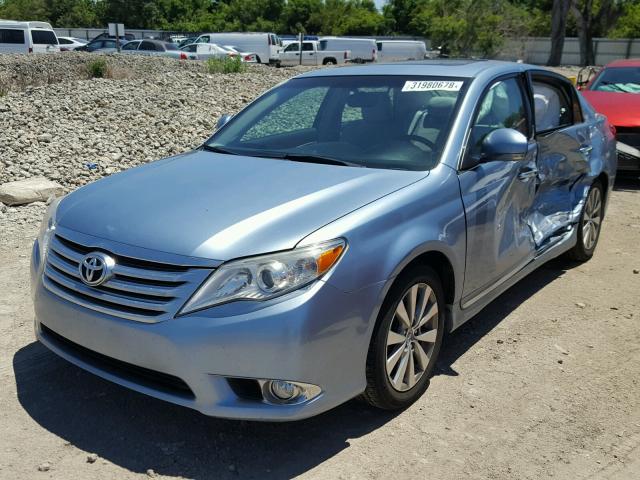 4T1BK3DB7BU385449 - 2011 TOYOTA AVALON BAS BLUE photo 2