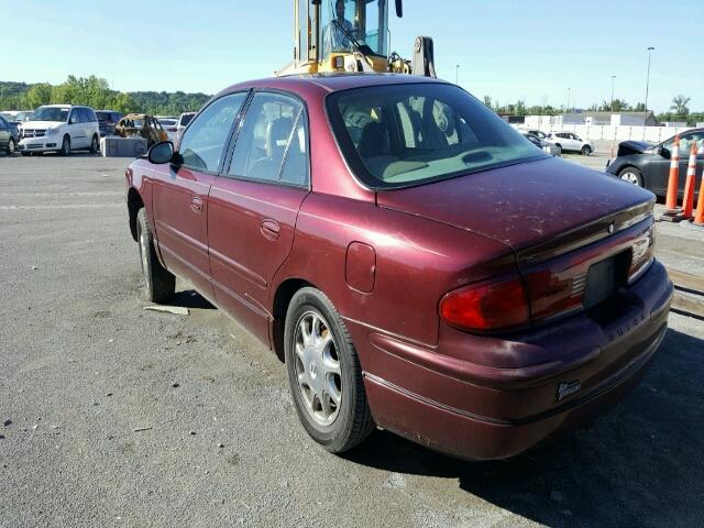 2G4WB55K421290161 - 2002 BUICK REGAL LS RED photo 3