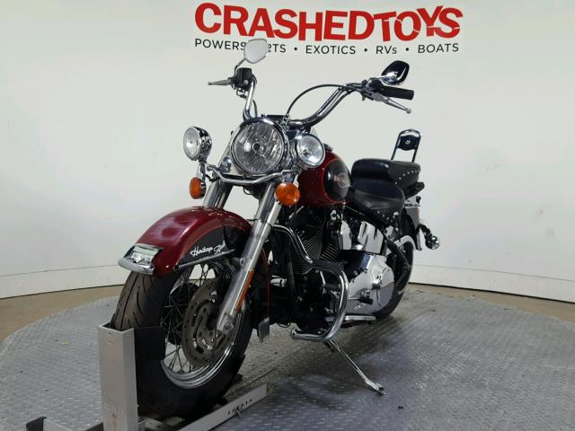 1HD1BWB356Y096483 - 2006 HARLEY-DAVIDSON FLSTCI RED photo 4