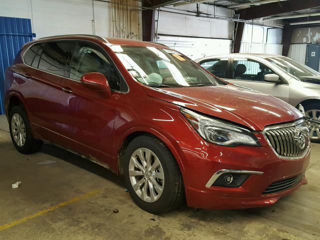 LRBFX2SA6JD009852 - 2018 BUICK ENVISION E RED photo 1