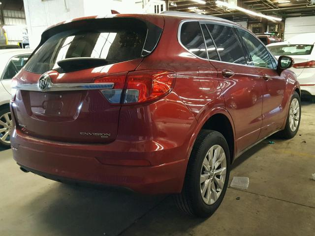 LRBFX2SA6JD009852 - 2018 BUICK ENVISION E RED photo 4