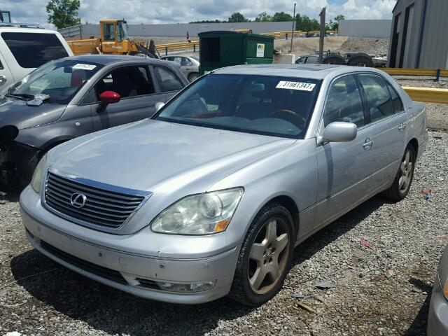 JTHBN36F550177110 - 2005 LEXUS LS 430 SILVER photo 2