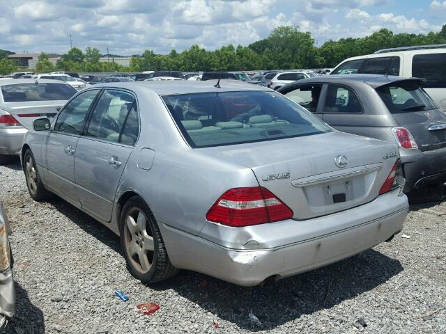 JTHBN36F550177110 - 2005 LEXUS LS 430 SILVER photo 3