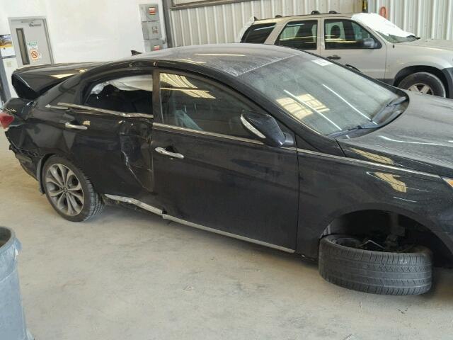 5NPEC4AC4EH860457 - 2014 HYUNDAI SONATA SE BLACK photo 9