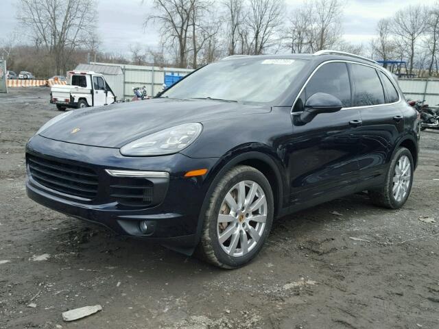 WP1AB2A2XGLA94311 - 2016 PORSCHE CAYENNE S BLUE photo 2