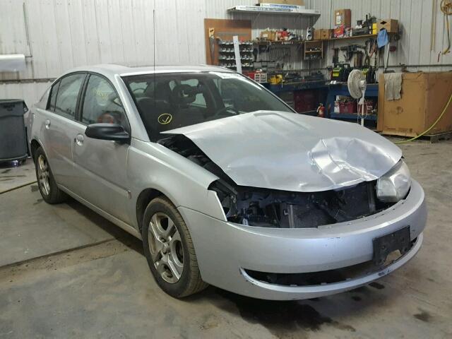 1G8AZ52F54Z221579 - 2004 SATURN ION LEVEL SILVER photo 1